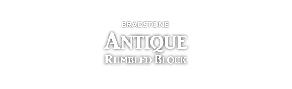 Antique rumbled block